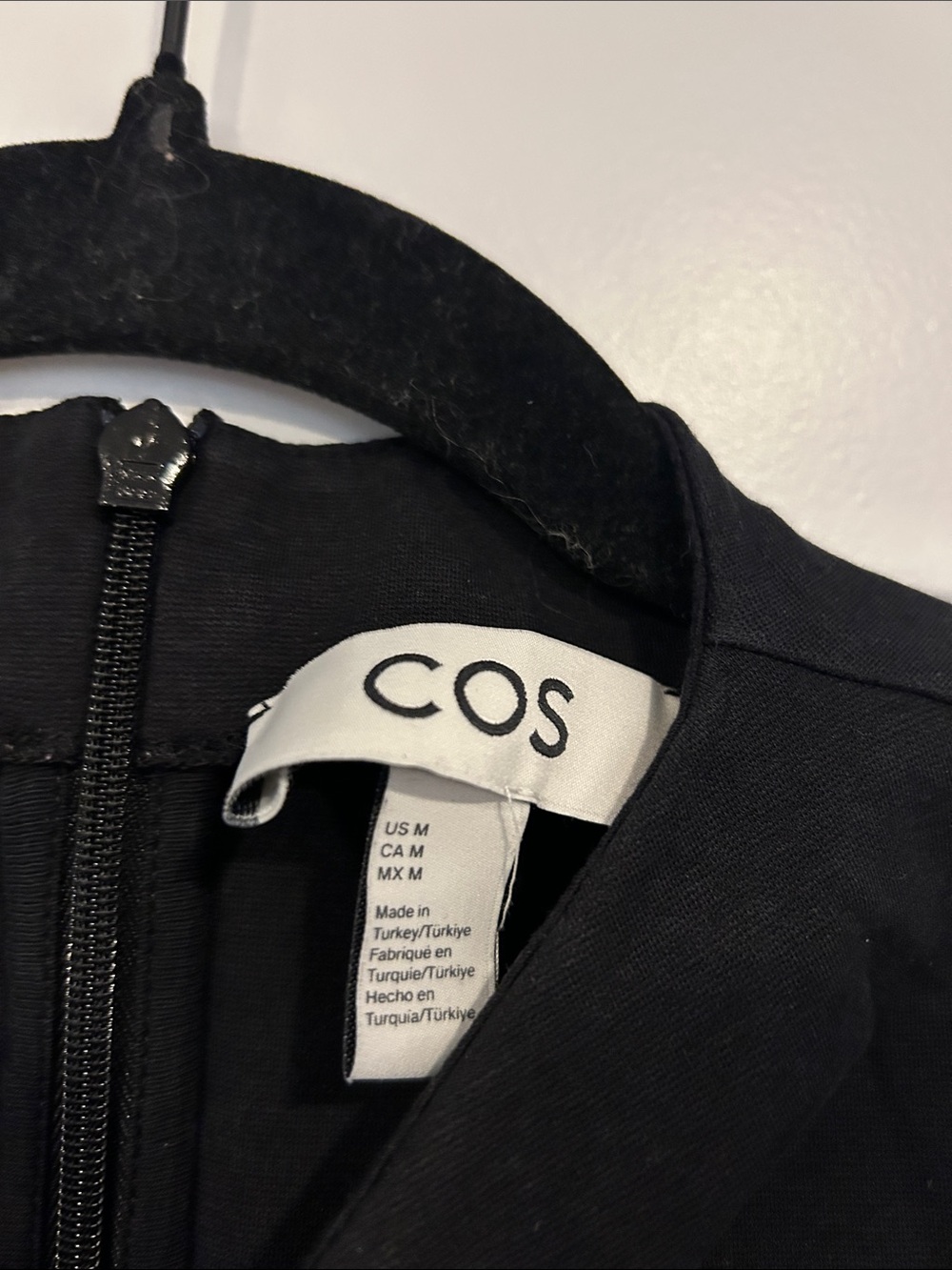 COS Slim-Fit Mock-Neck Mini Dress - Picture 5 of 7